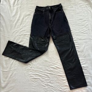 Abercrombie & Fitch Black High-Rise Straight Jeans